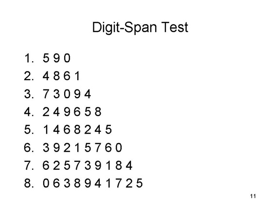 DigitSpan